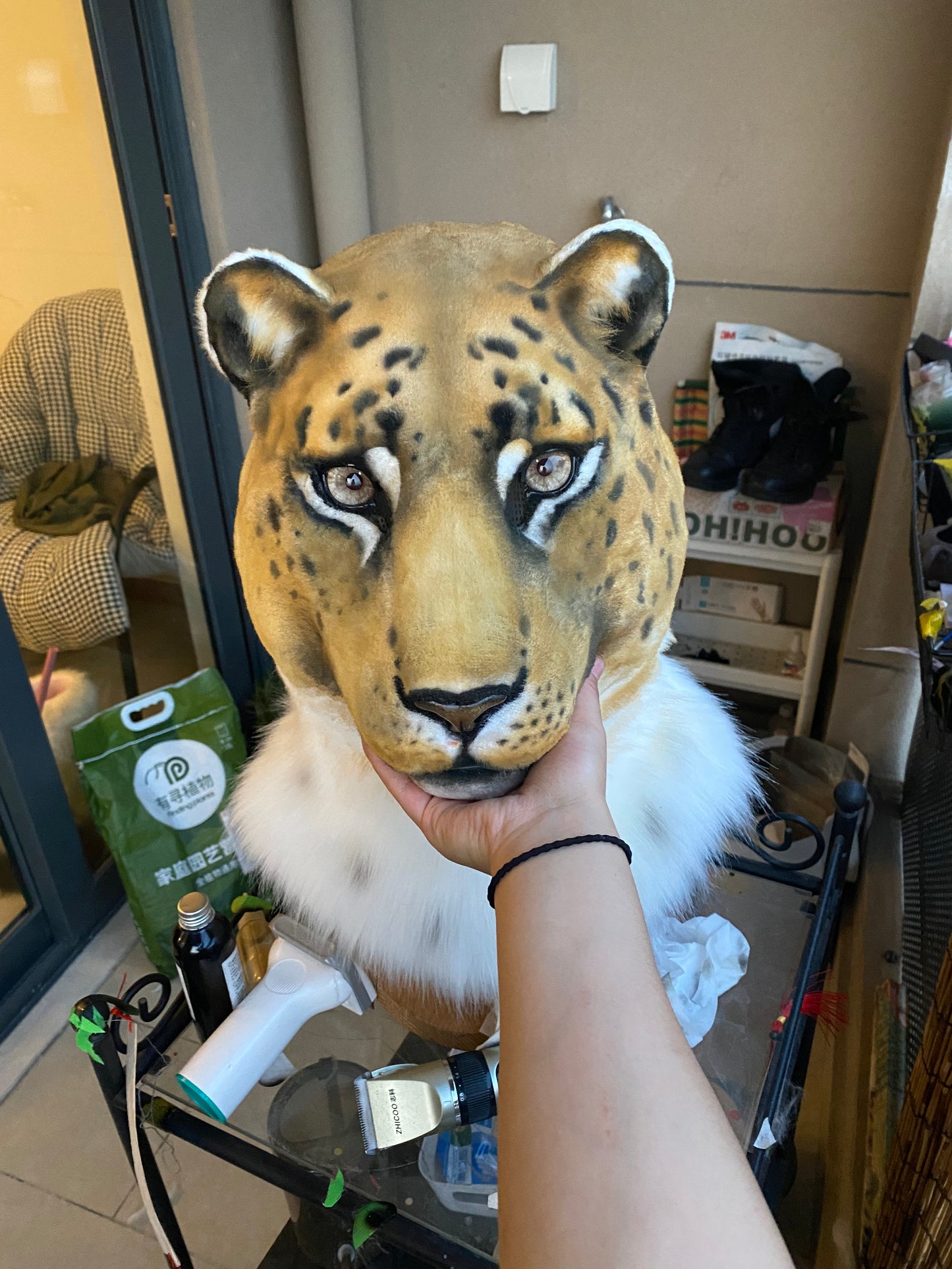 Realistic Leopard Fursuit(Free shipping)