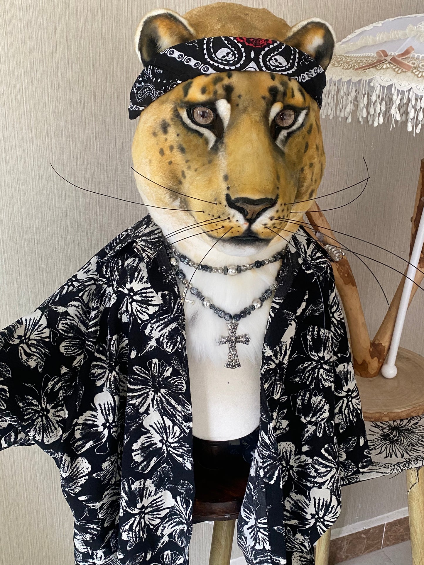Realistic Leopard Fursuit(Free shipping)