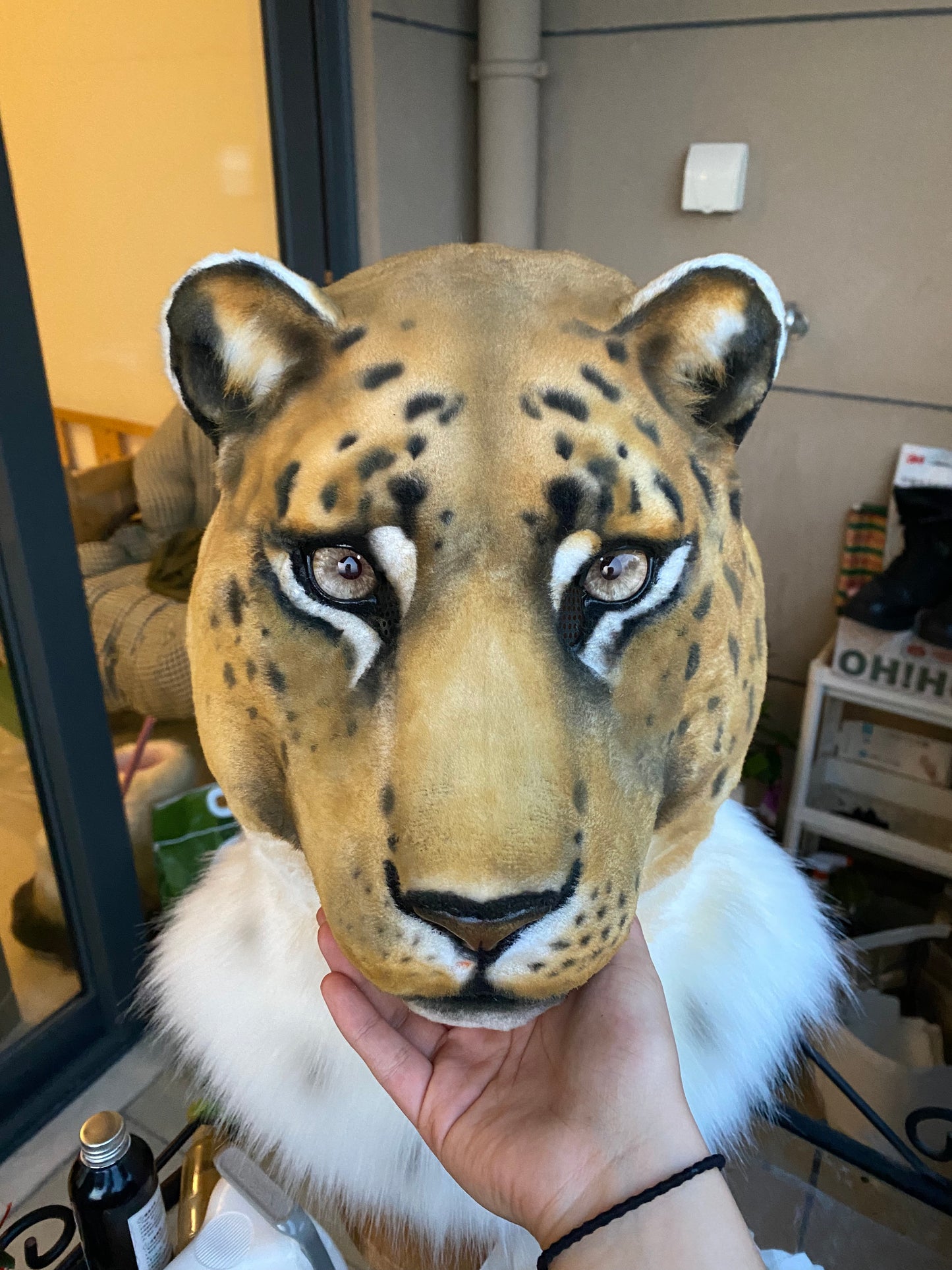 Realistic Leopard Fursuit(Free shipping)