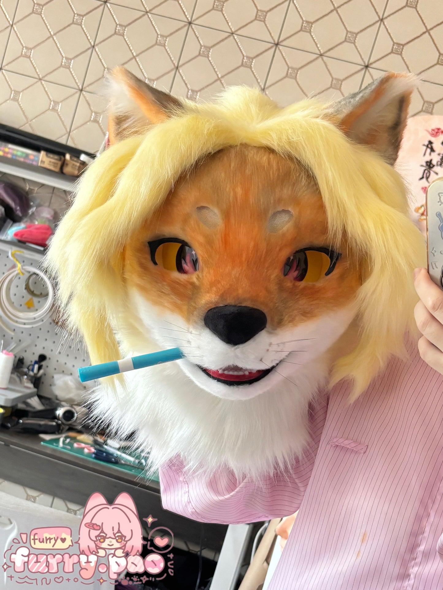 Semi-Realistic Curly Fox