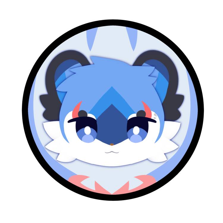 Blue-themed raccoon (free shipping）