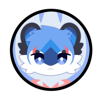 Blue-themed raccoon (free shipping）