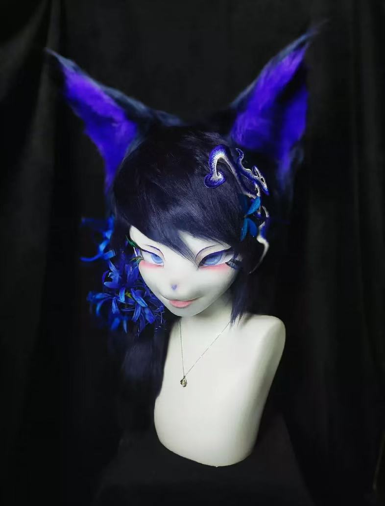 【Fox】Blue Fairy Fox Kig Fursuits Stock