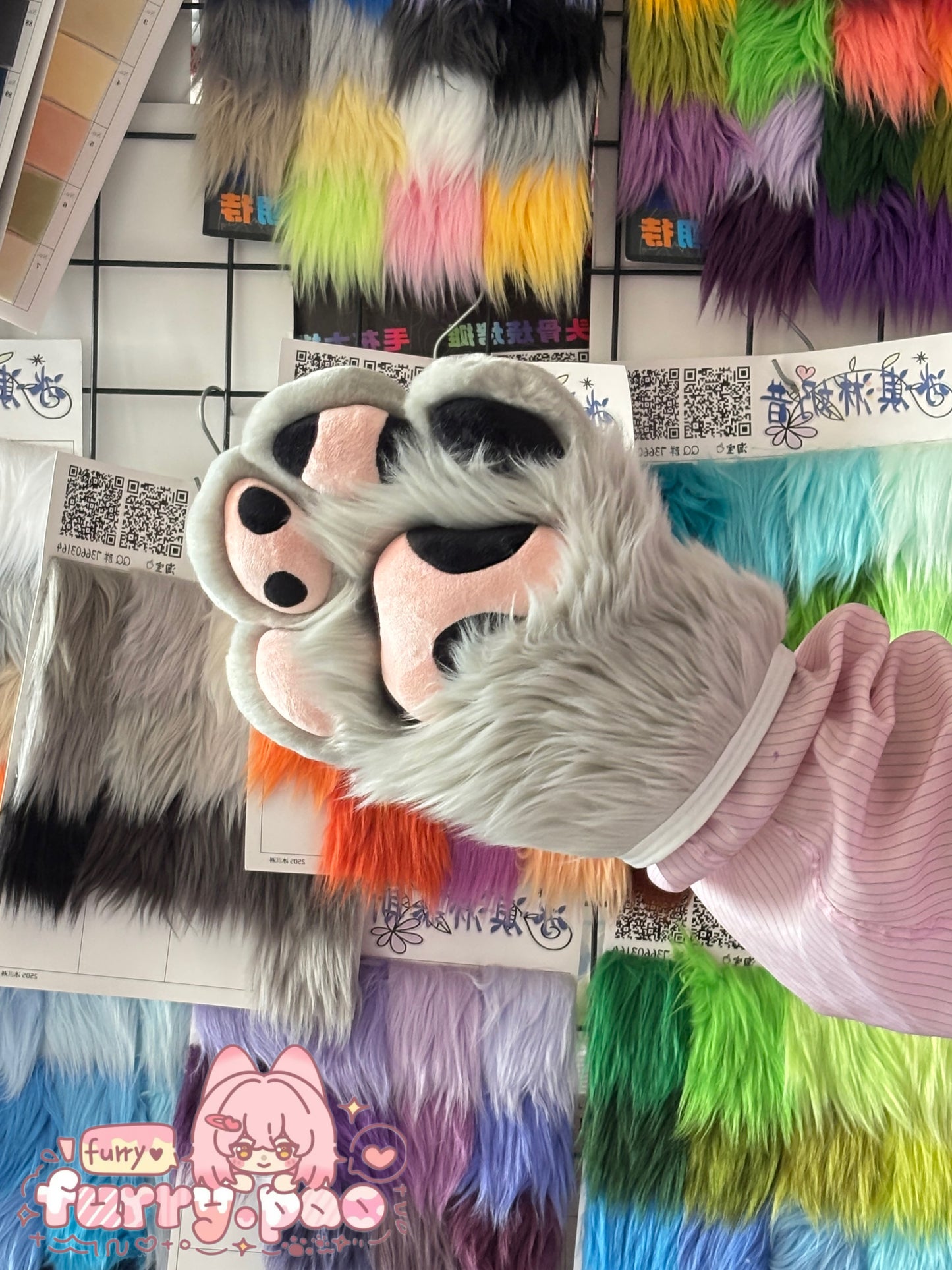 Premium 4-Finger Fursuit Paw Showcase
