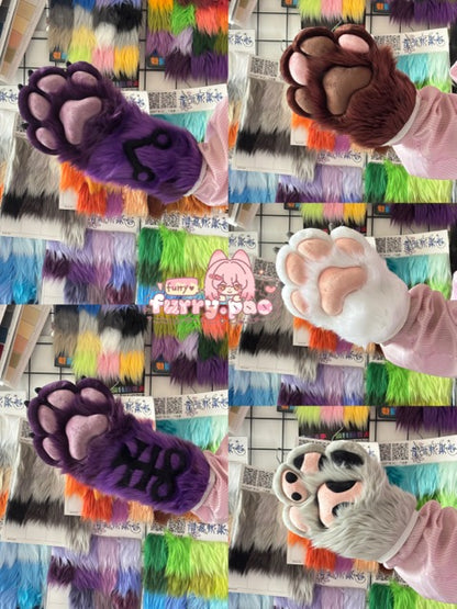 Premium 4-Finger Fursuit Paw Showcase