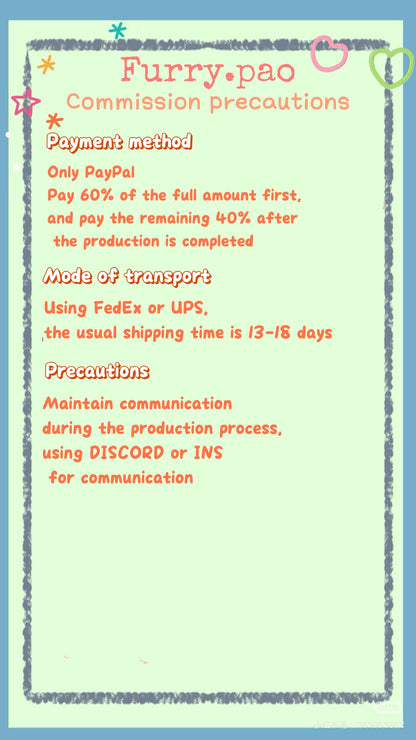 Commission Price List