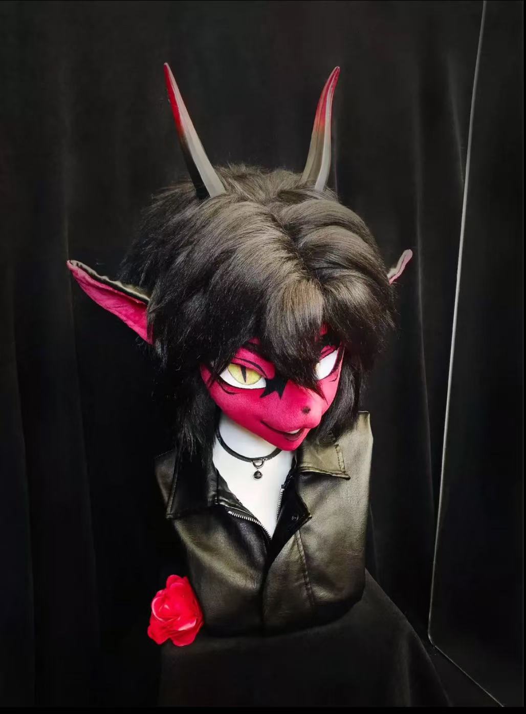 【Demon】Red skinned little devil Kig Fursuits Stock