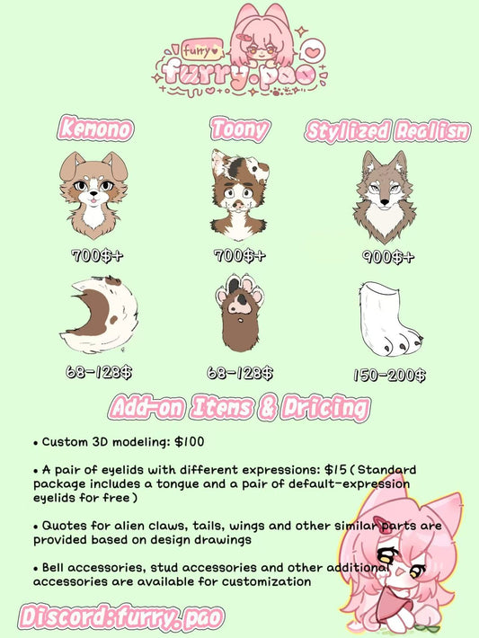 Commission Price List