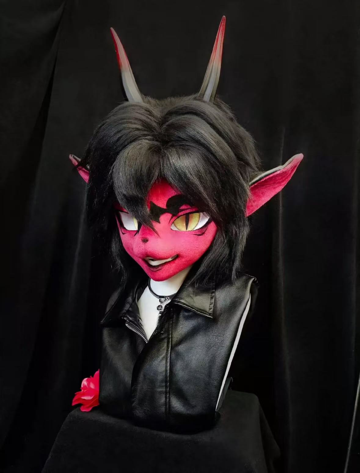 【Demon】Red skinned little devil Kig Fursuits Stock